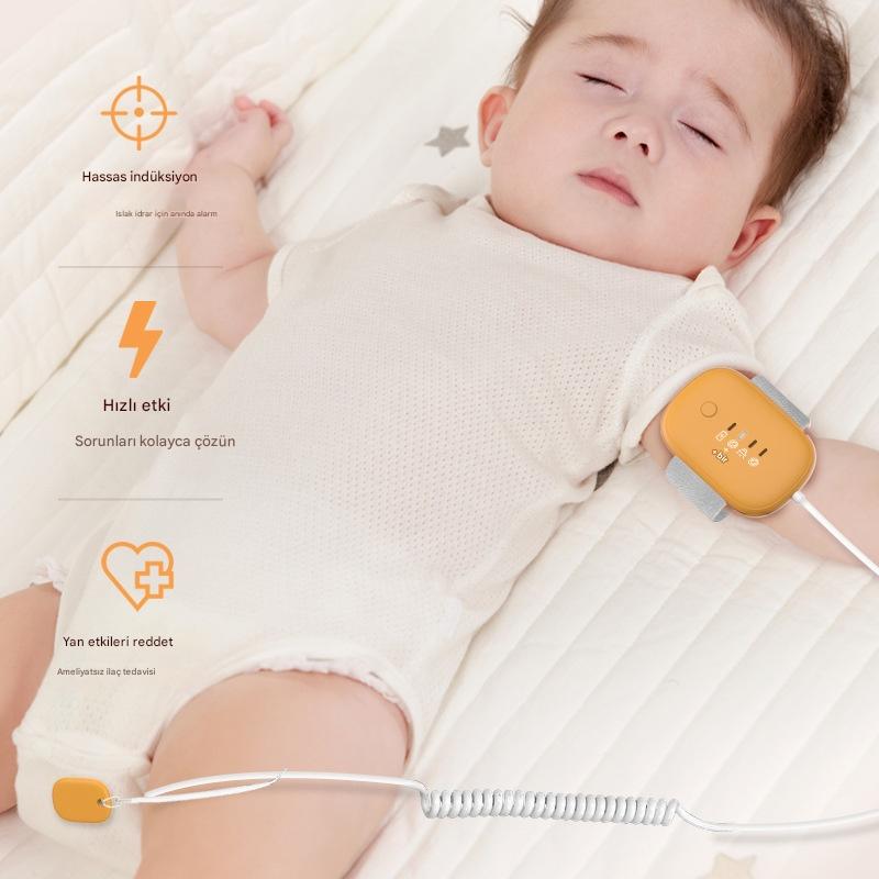 Yatak Islatma Alarmı + Su geçirmez bez hediye