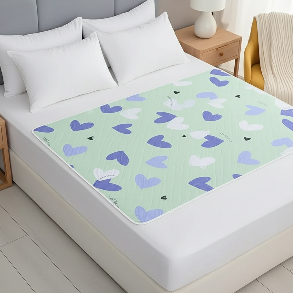 Yıkanabilir ve Tekrar Kullanılabilir Kaymaz Yatak Koruyucu Ped